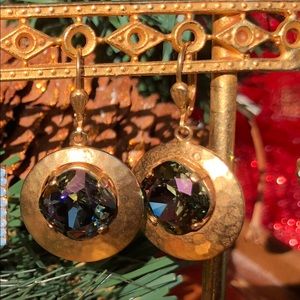 Catherine Popesco 14k Gold Plated Earrings NWOT